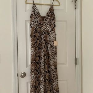 Snakeskin jumpsuit